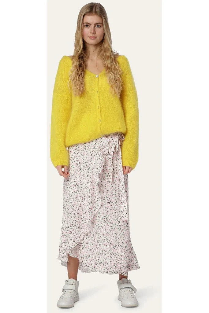 Cornelia LS Cardigan Yellow Americandreams