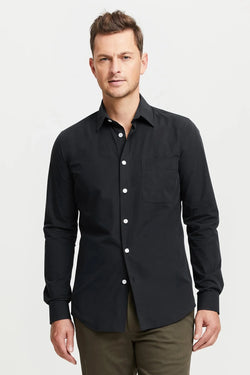 Aapo Org. Cotton Shirt Black