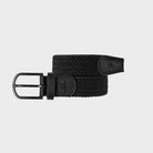 Elastic Braided Belt All Black BILLYBELT