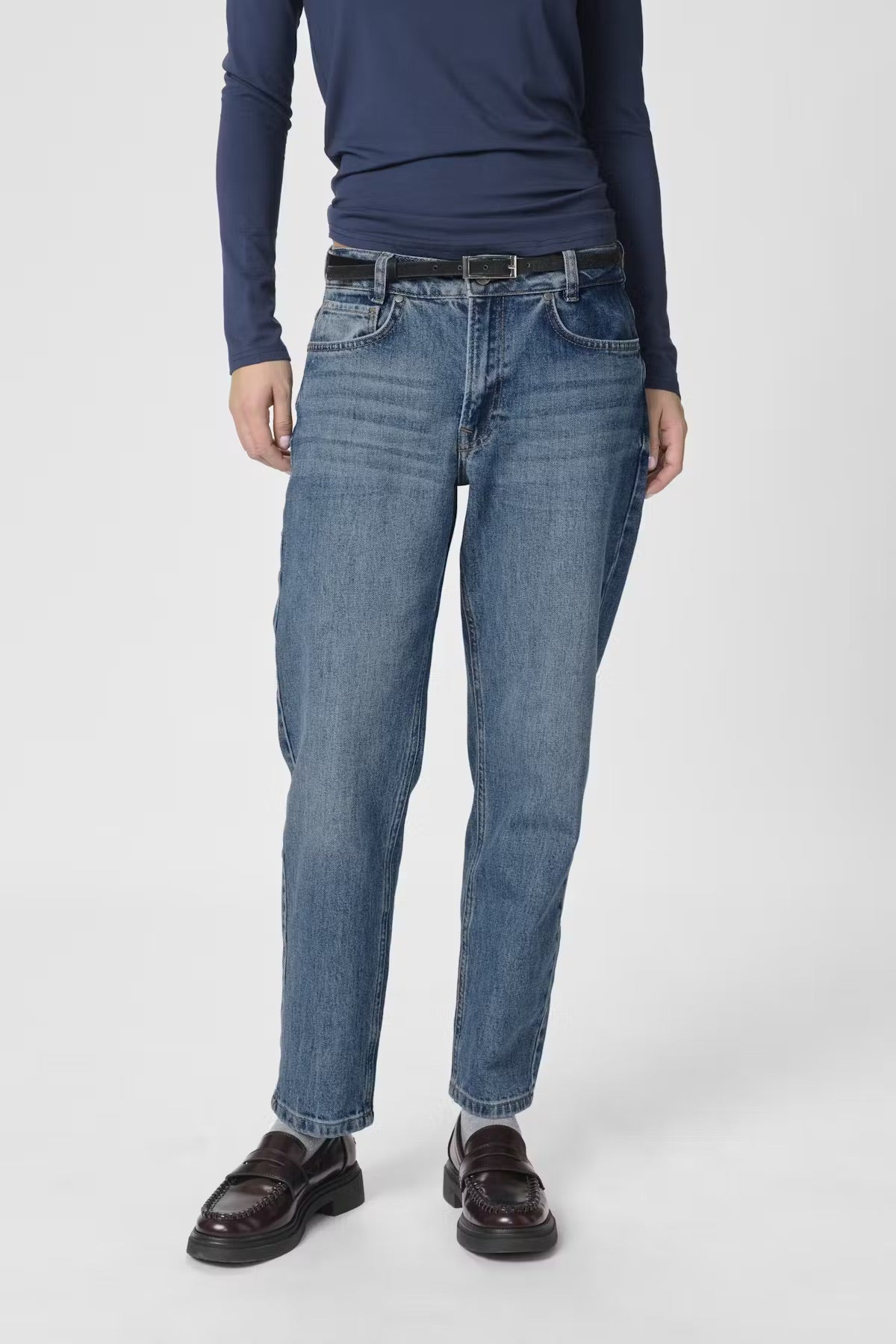 04 THE MOMMY 139 HIGH TAPERED - Medium Blue Retro Wash My Essential Wardrobe