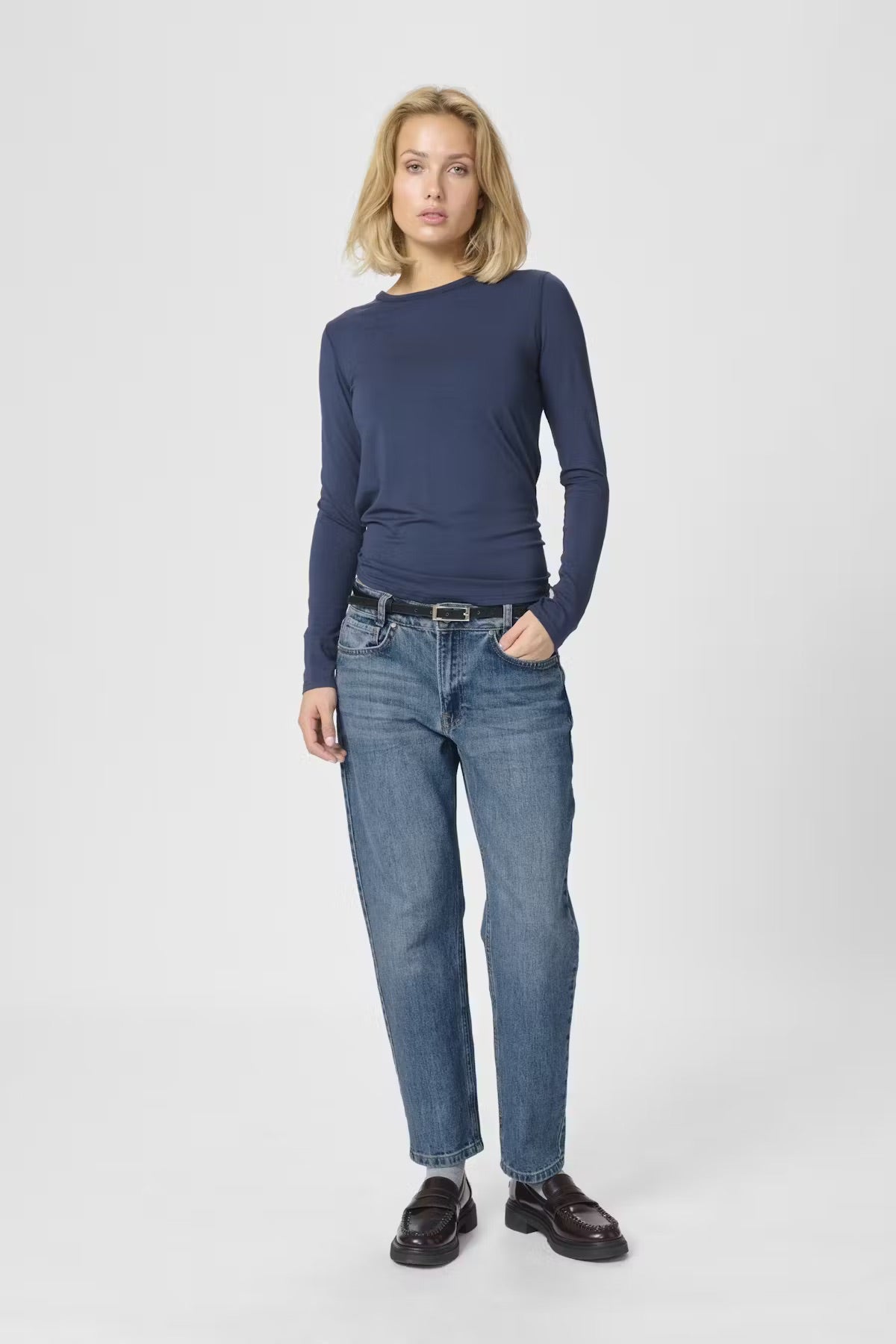 04 THE MOMMY 139 HIGH TAPERED - Medium Blue Retro Wash My Essential Wardrobe