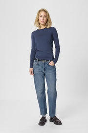 34 THE MOMMY 139 HIGH TAPERED - Dark Blue Retro Wash My Essential Wardrobe