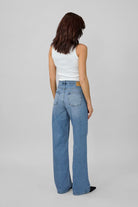 05 THE LOUIS HIGH WIDE Medium Blue Retro Wash My Essential Wardrobe