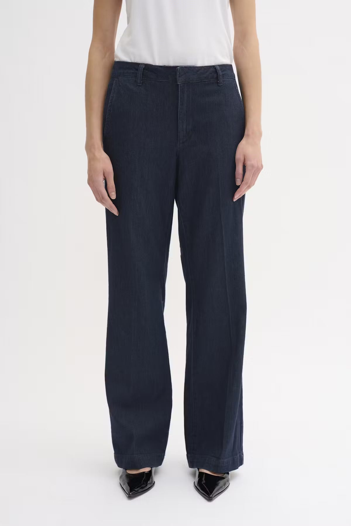 30 THE LARA PANT - Dark Blue Un-Wash My Essential Wardrobe