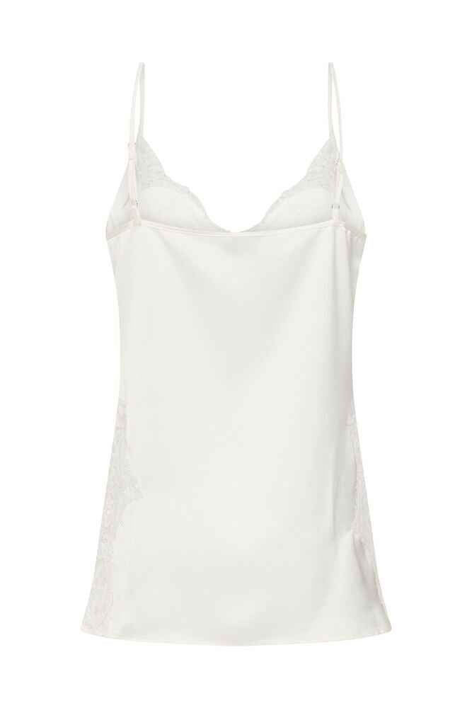 MWBrenda Lace Long Top - Snow White