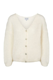 Cornelia LS Cardigan White