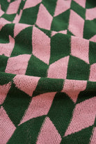 Arrow Tail Beach Towel | Pink & Green towel.studio