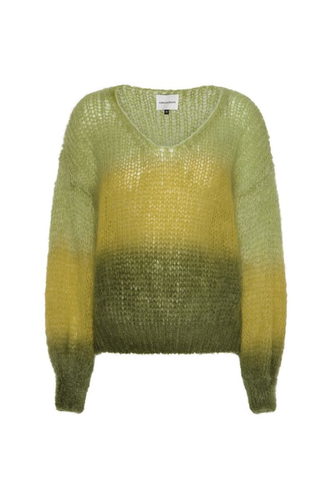 ilana LS Mohair Knit Ombre