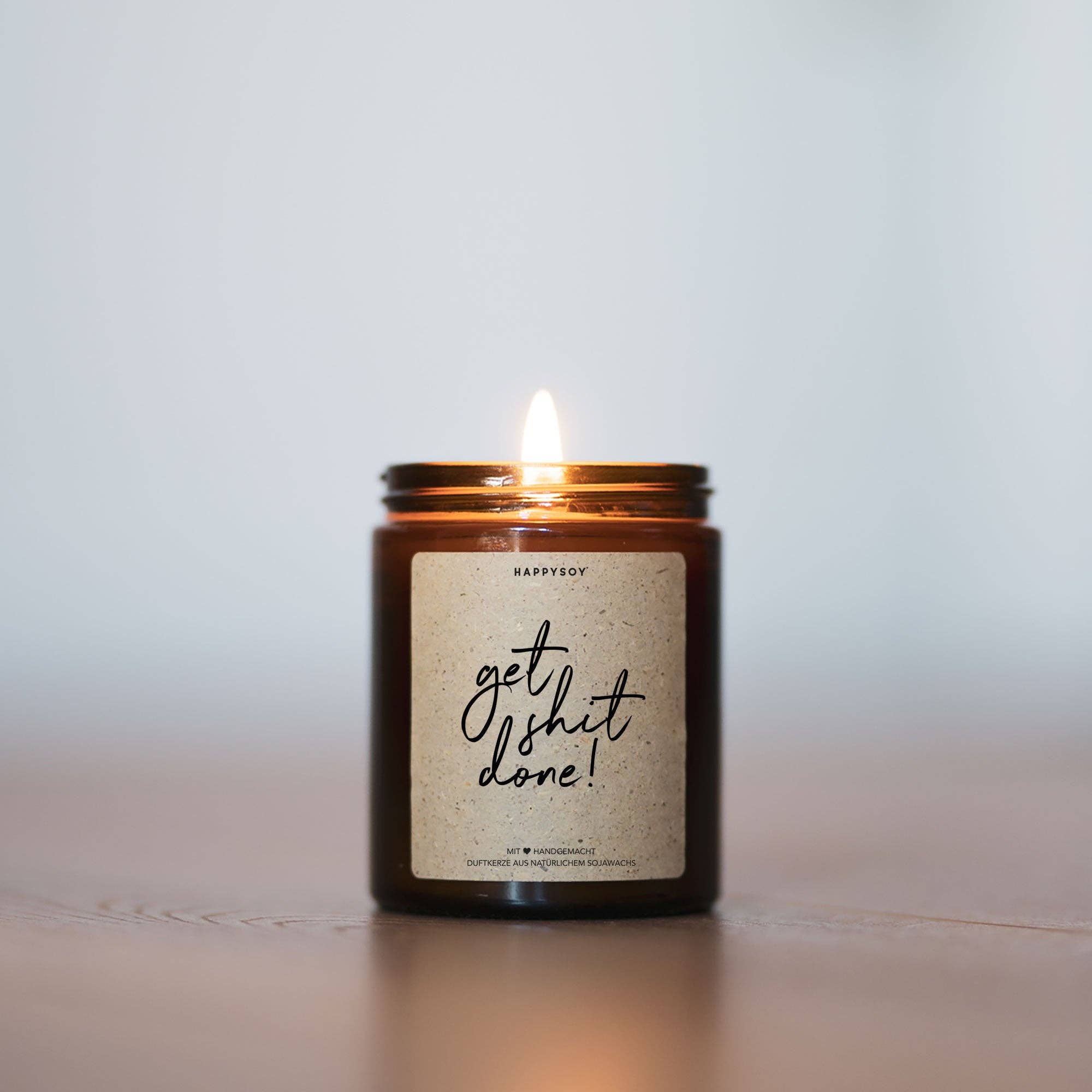 Scented candle | Get Shit Done! Happysoy