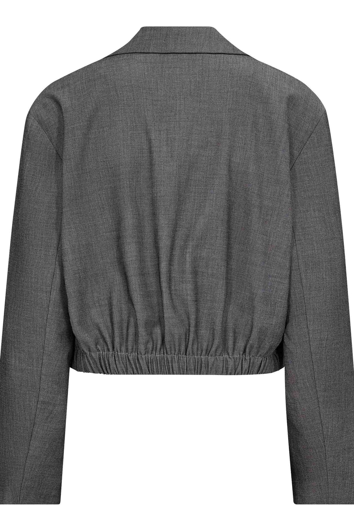 Co'couture JackyCC Crop Blazer, väriltään Mid Grey