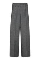 Co'couture JackyCC Pleat Pant, väriltään Mid Grey