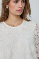 GiovannaCC SS Blouse lyhythihainen pusero off-white – Co'couture naisten pusero, RAGS Oulu (4/4)