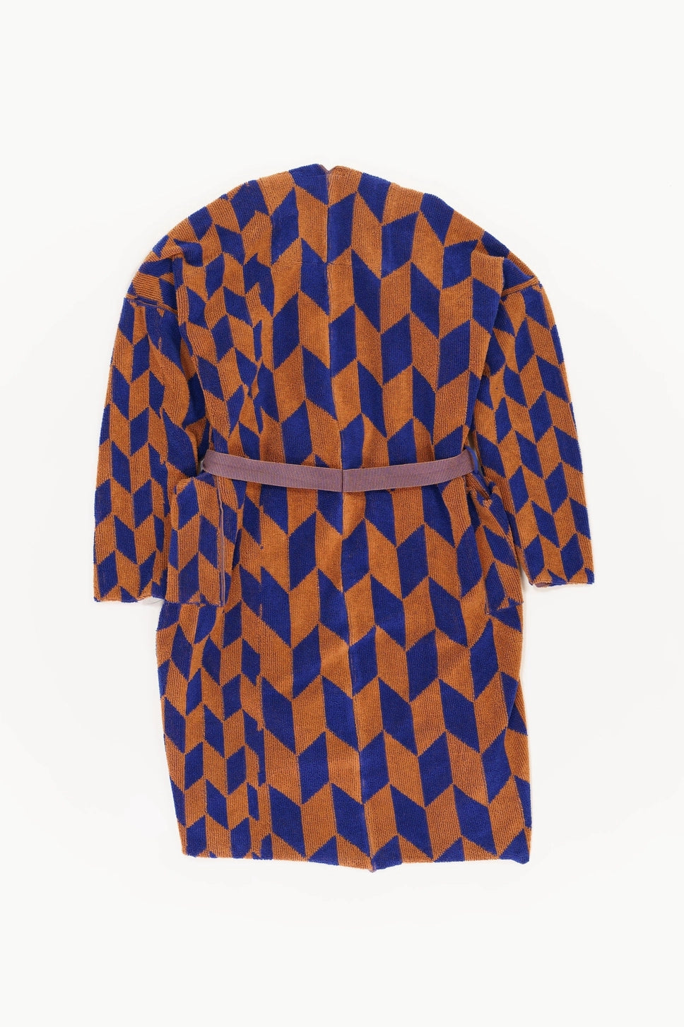 Robe | Azure & Chestnut | Arrow Tail towel.studio