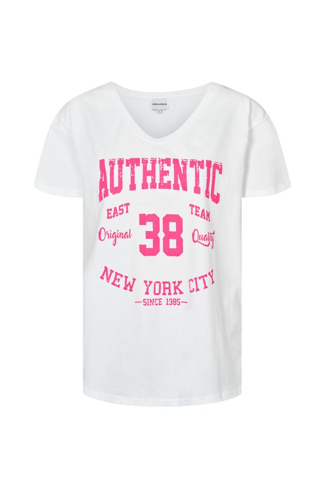 T-Shirt 38 East Authentic - W/Pink Letters