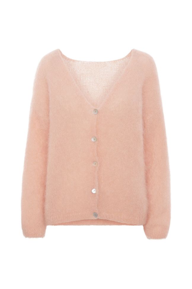 Cornelia LS Cardigan Peach