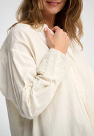 Posy Shirt Poplin - Natural Emb moshi moshi mind