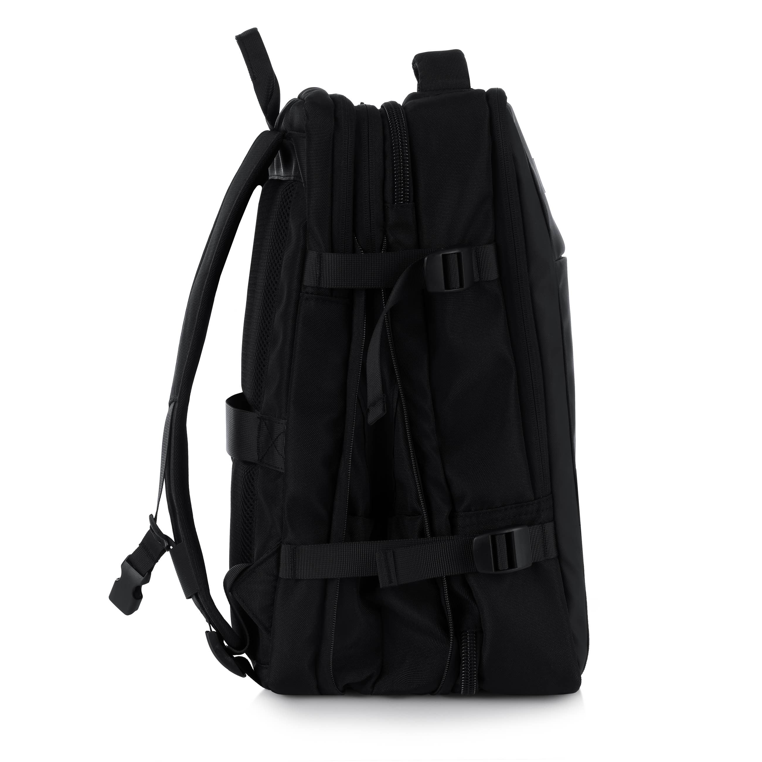 Travel Backpack: Black James Hawk