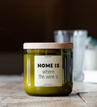 Scented candle - Home is where the wine is Happysoy