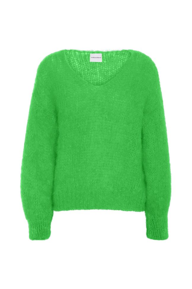 Milana LS Mohair Knit (Bright green)