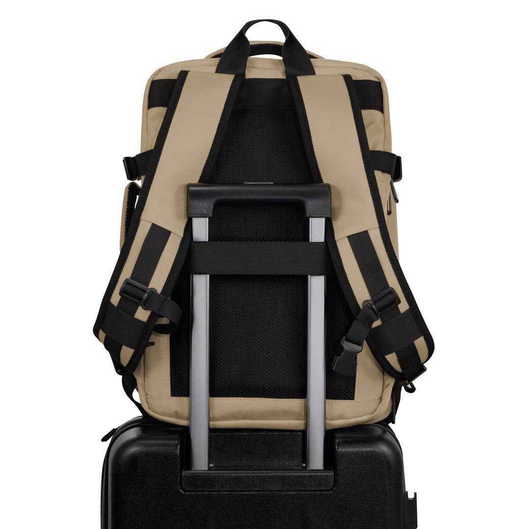 Travel Backpack: Taupe James Hawk