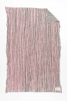 Stripe Beach Towel | Pink & Green towel.studio