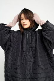 Care Poncho Wr - Black