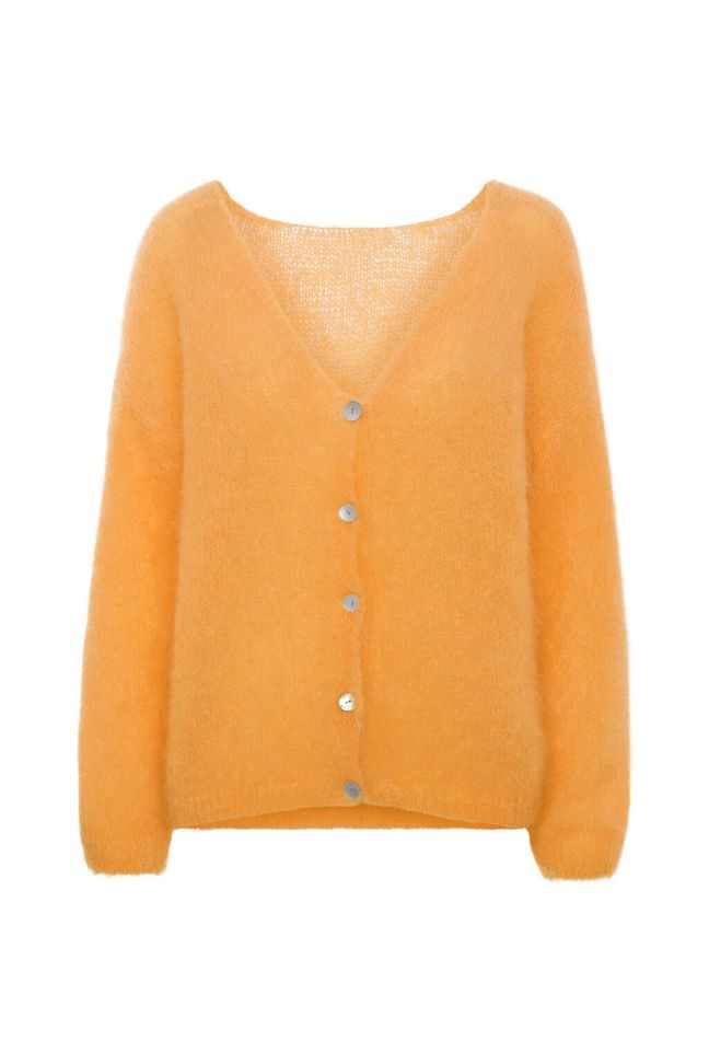 Cornelia LS Cardigan Light Orange