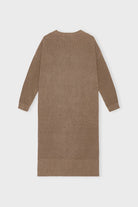 Zona Rib Knit Dress - Taupe Melange moshi moshi mind