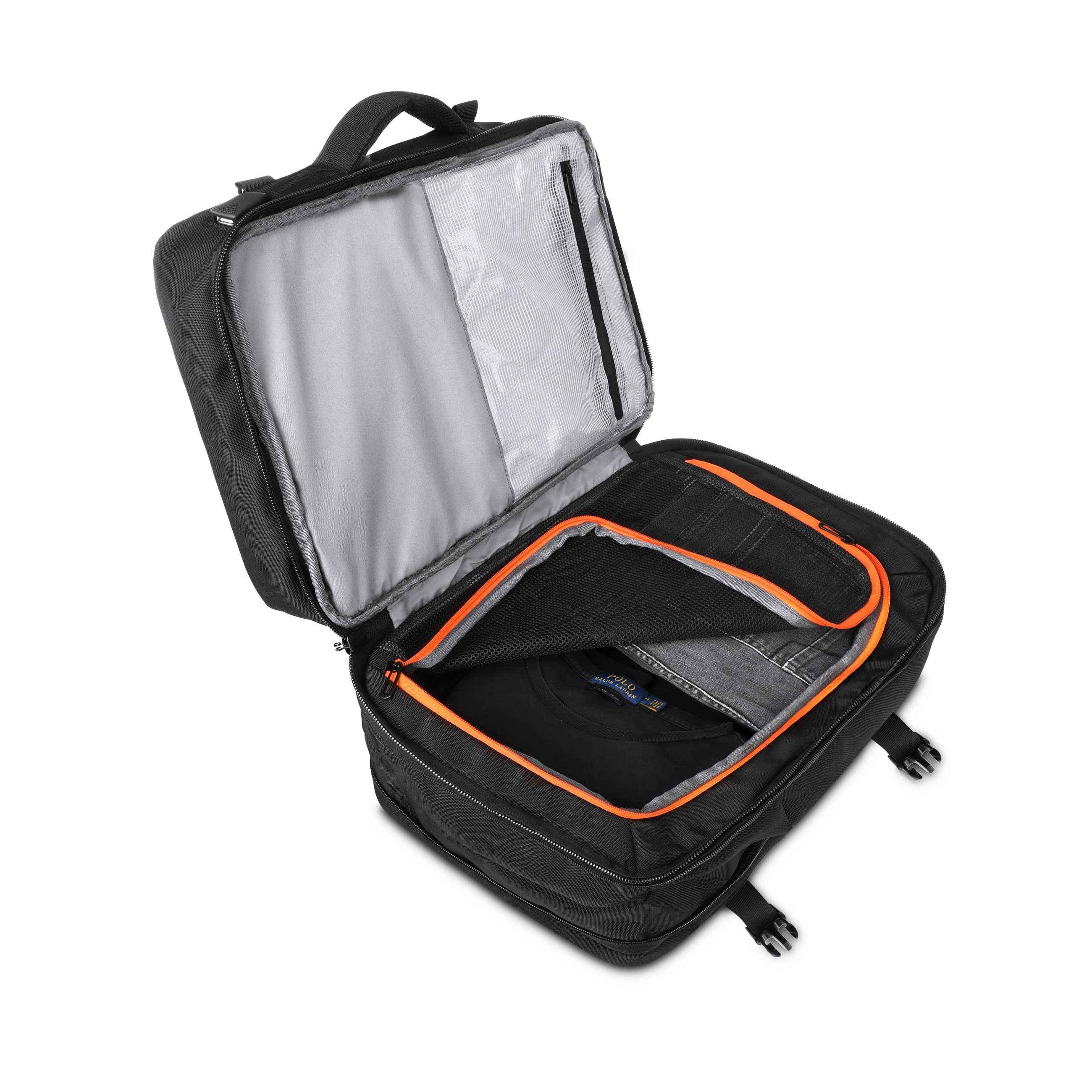 Travel Backpack: Black James Hawk