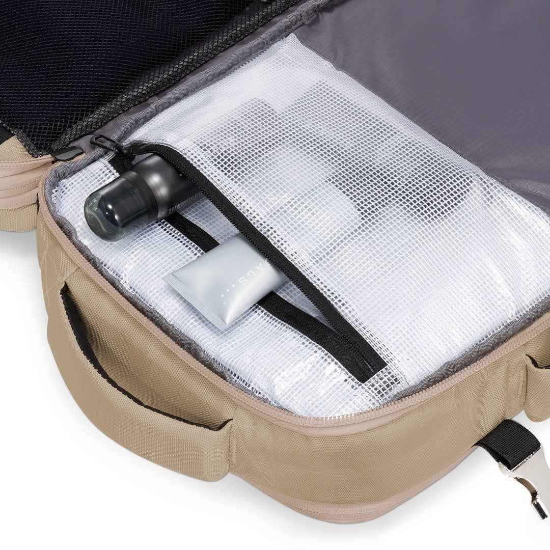 Travel Backpack: Taupe James Hawk