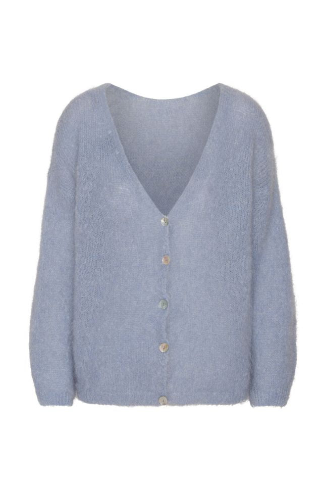 Cornelia LS Cardigan Light Blue Americandreams