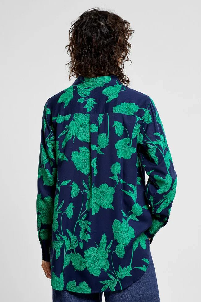 Kosta Duotone Floral Green