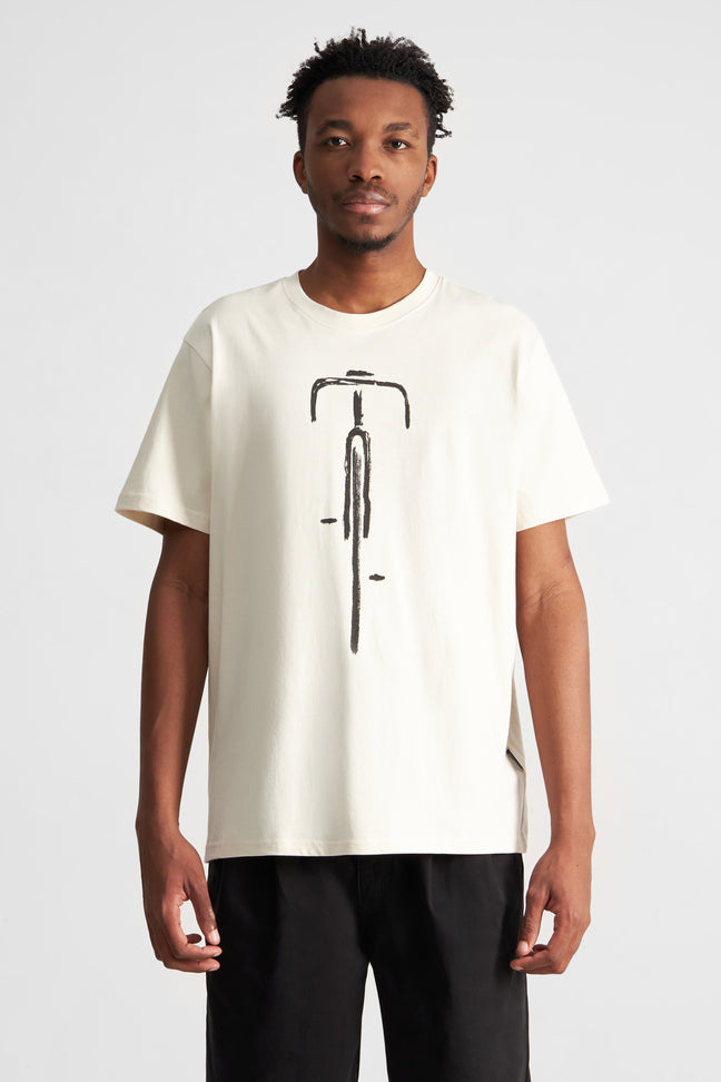 Stockholm Bike Front Oat White