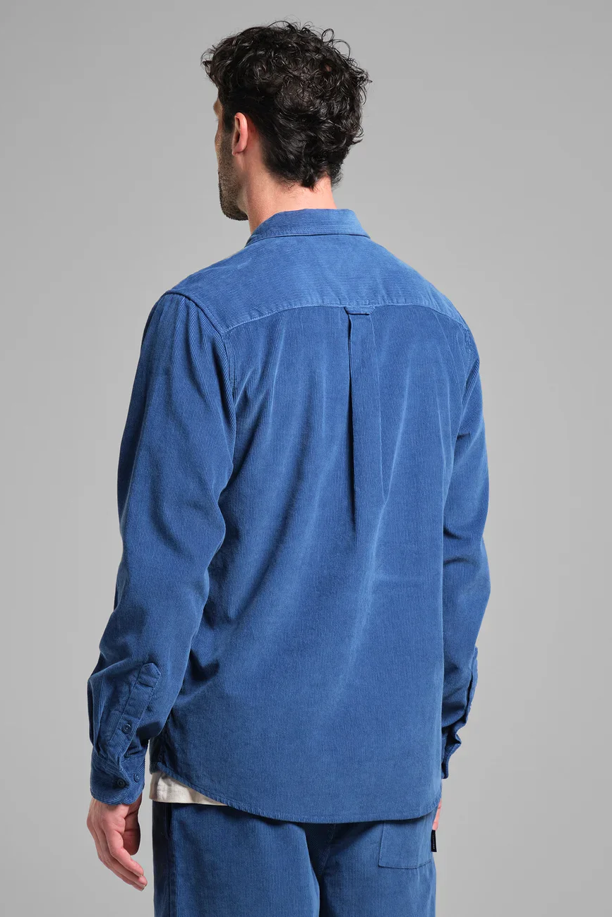 Shirt Varberg Corduroy True Blue