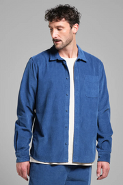 Shirt Varberg Corduroy True Blue