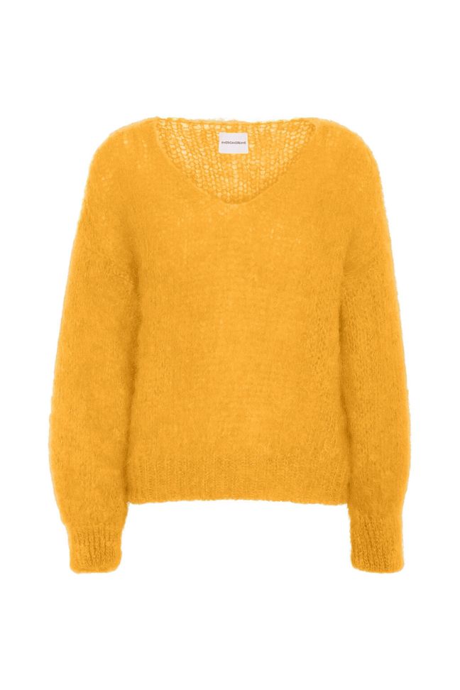 Milana LS Mohair Knit (Burnt Yellow)