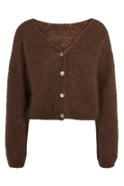 Cornelia Cropped Cardigan Cocoa Americandreams
