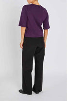 AnemoneBBGliandra knit - Aubergine Bruuns Bazaar