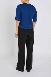 AnemoneBBGliandra knit - Petrol Blue Bruuns Bazaar