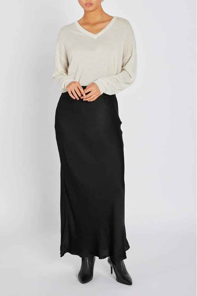 ArfajBBJoanelle skirt - Black Bruuns Bazaar