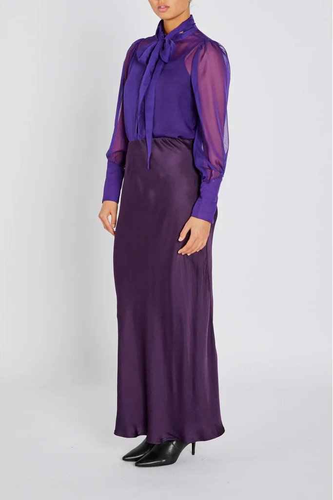 ArfajBBJoanelle skirt - Night Shadow Bruuns Bazaar