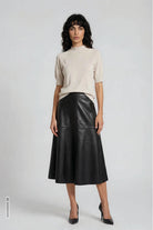Bruuns Bazaar Skirt VeganiBBImma, väriltään Green