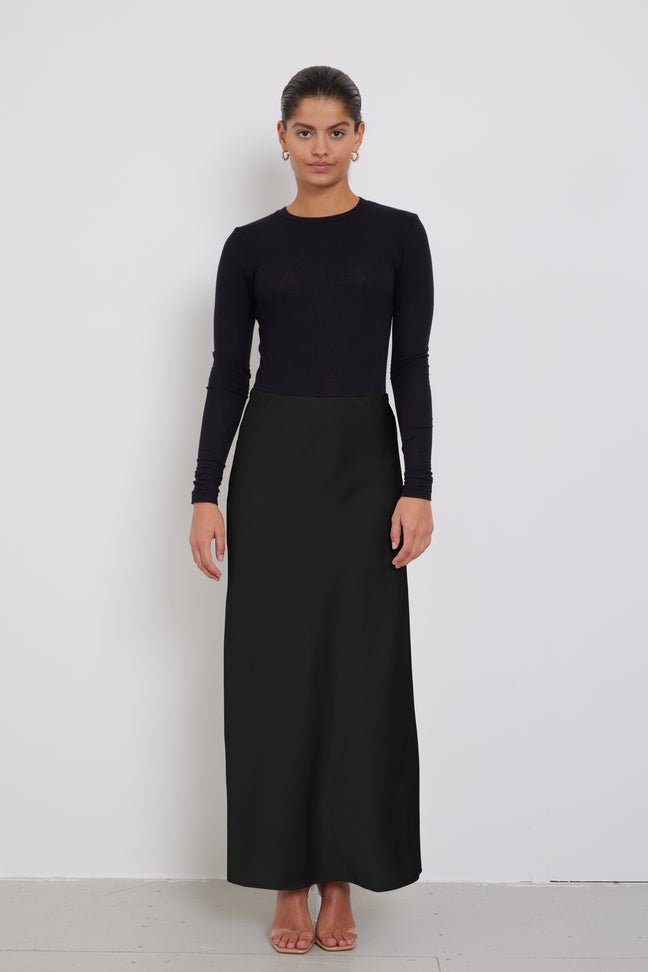 AcaciaBBJoanelle skirt - Black Bruuns Bazaar