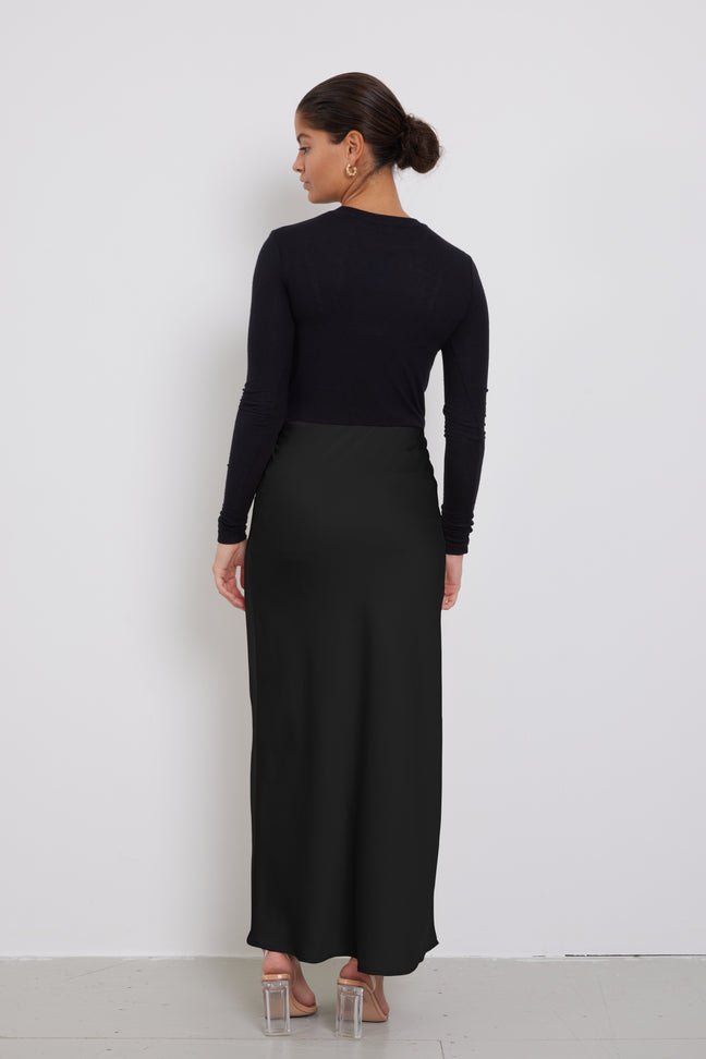 AcaciaBBJoanelle skirt - Black Bruuns Bazaar