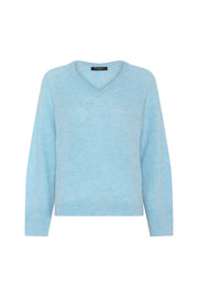 FluffyBBAmera knit - Light Blue Bruuns Bazaar