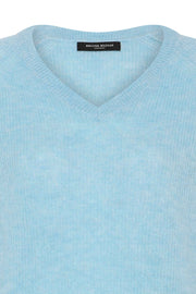 FluffyBBAmera knit - Light Blue Bruuns Bazaar