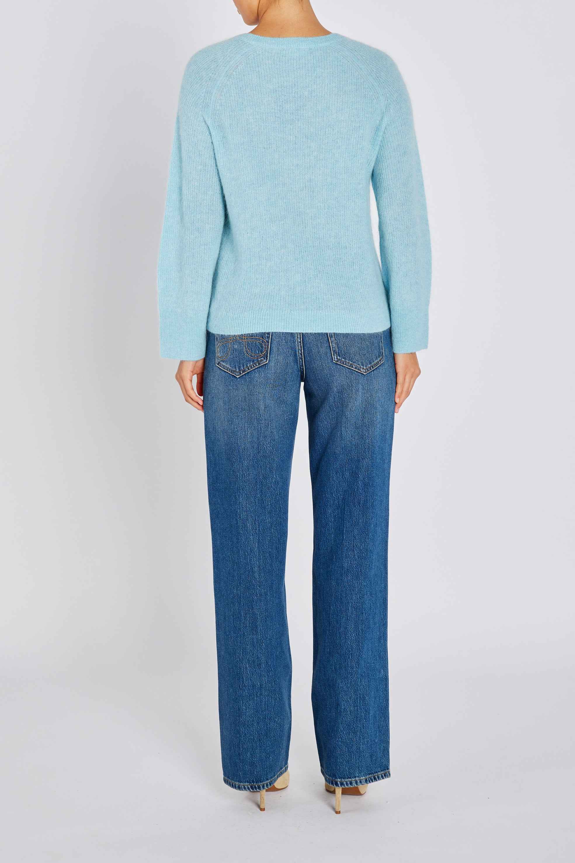 FluffyBBAmera knit - Light Blue Bruuns Bazaar