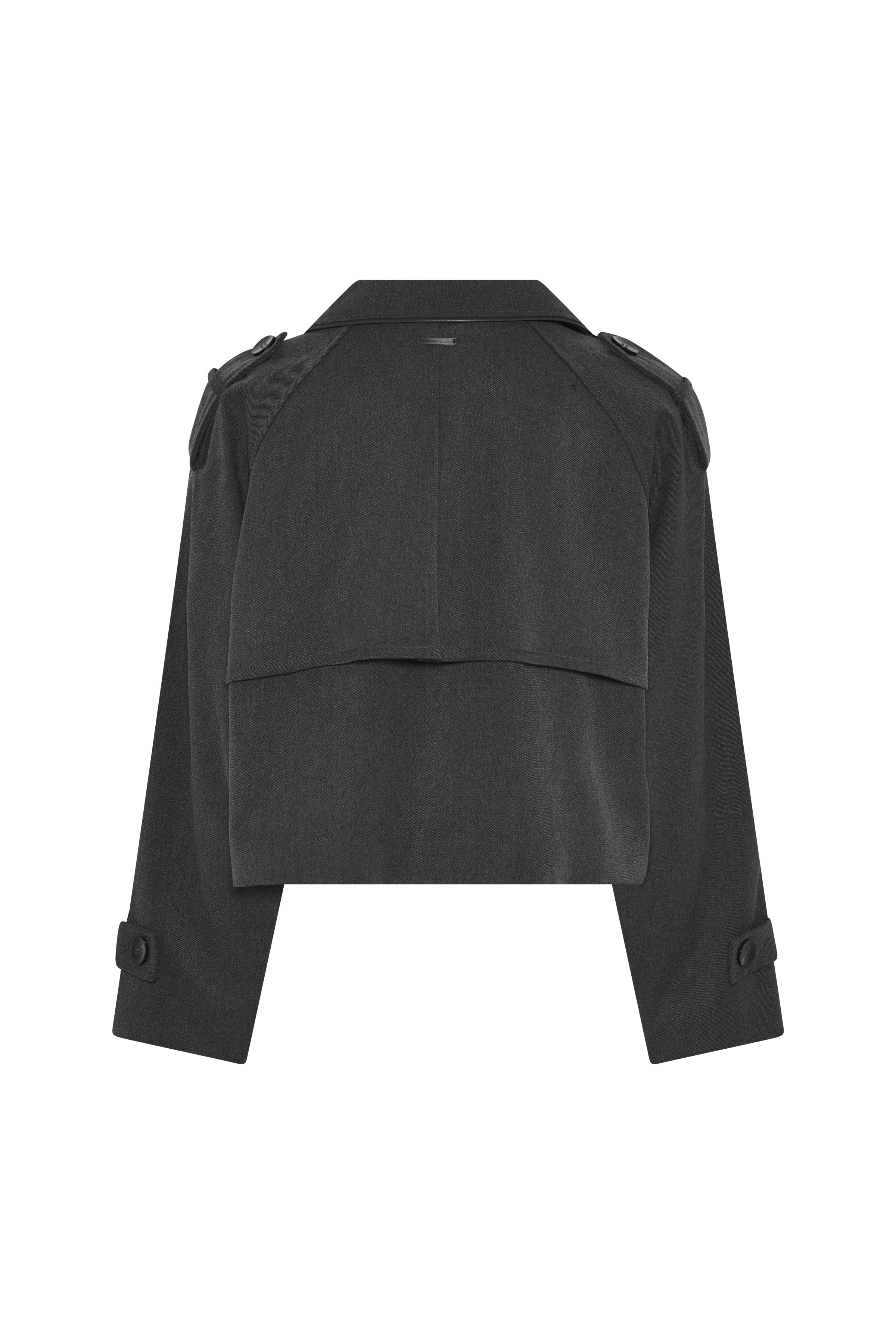 Bruuns Bazaar Trenchcoat OncocaBBShort, väriltään Grey