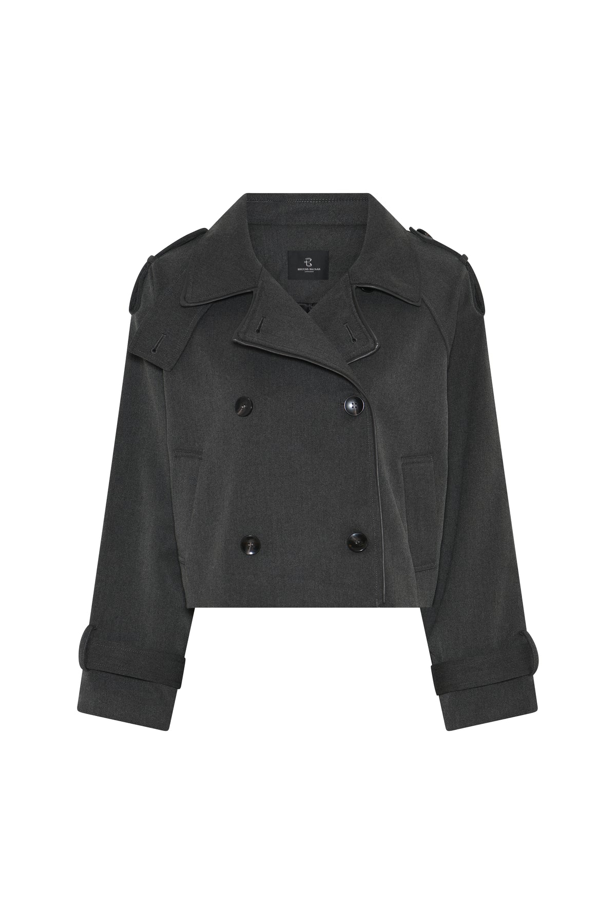 Bruuns Bazaar Trenchcoat OncocaBBShort, väriltään Grey