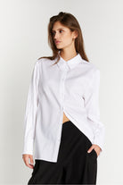 Bruuns Bazaar Shirt CotoniBBGela, väriltään White